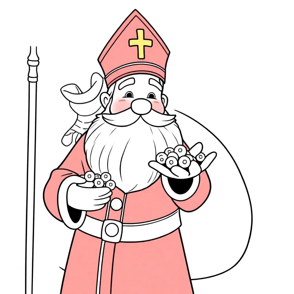 pepernoten para colorear