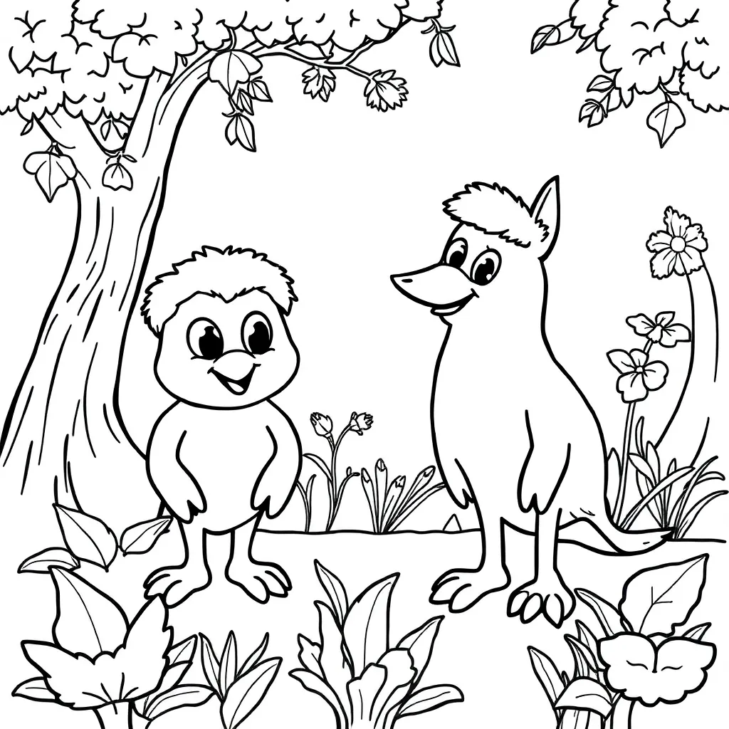 Peuters Tekenen Creatief Educatief Ontwikkeling coloring page for children