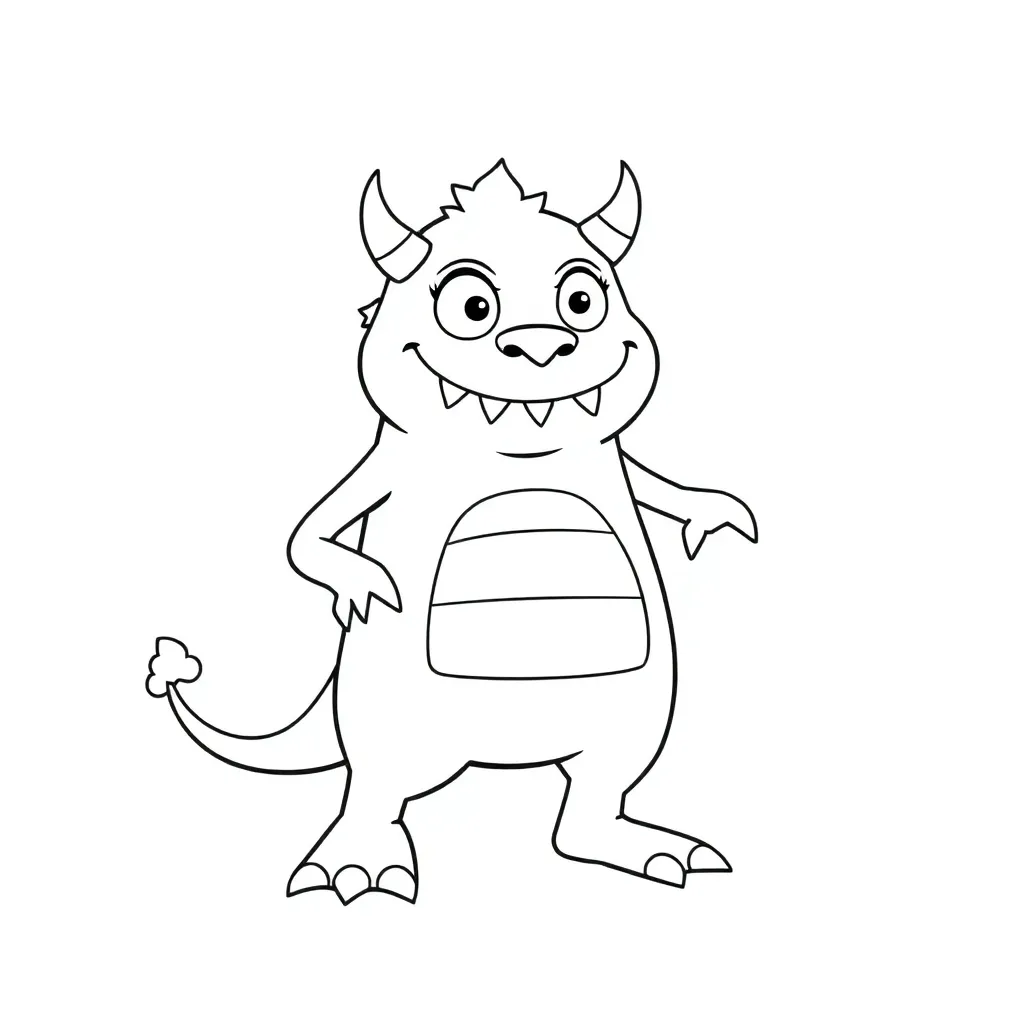 Plantilla de Coloreado Gratis de Pokémon Anime Monstruo Adorable Aventura Plantilla de Coloreado