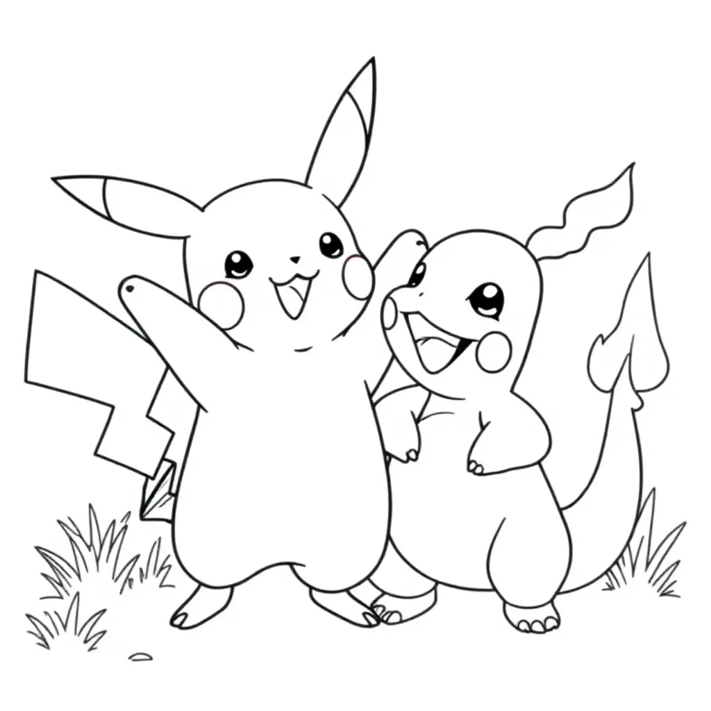 Feuille de coloriage gratuite Pokémon pour enfants