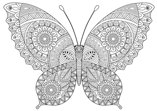Prachtige Vlinder coloring page for children