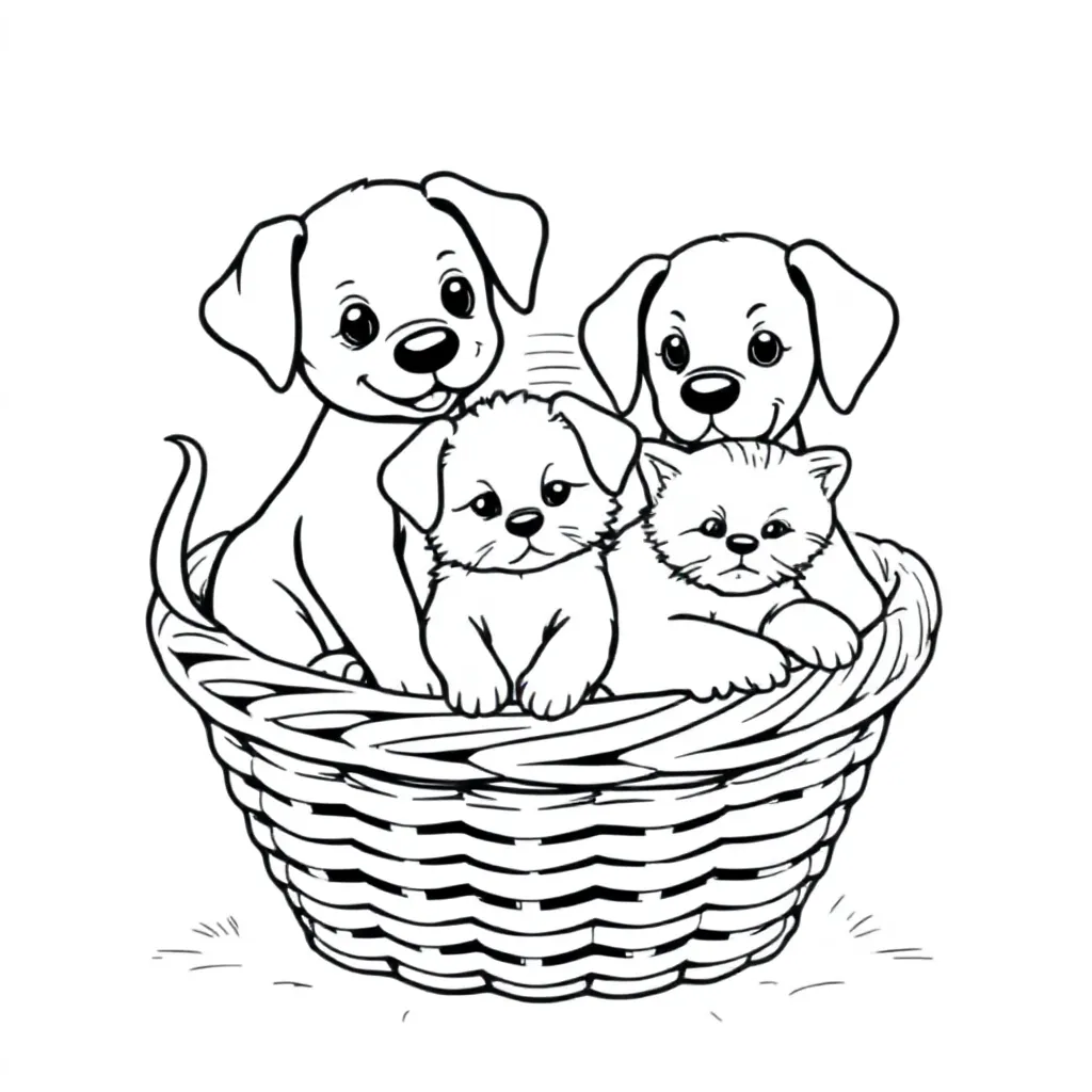 Feuille de coloriage pour enfants