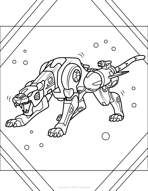 Ravage coloring page for children