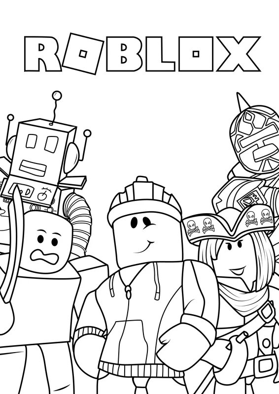 Roblox Poster zum Ausmalen