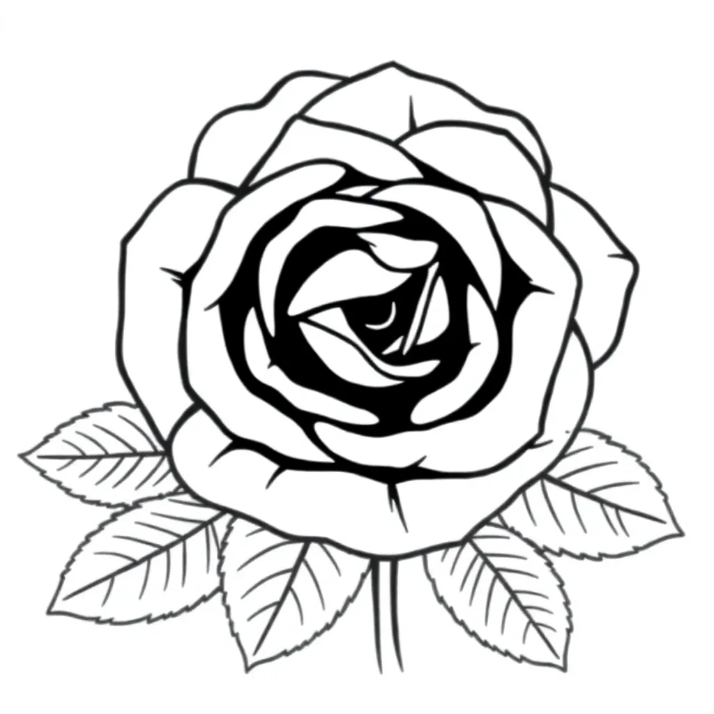 Roos Kleurplaten coloring page for children