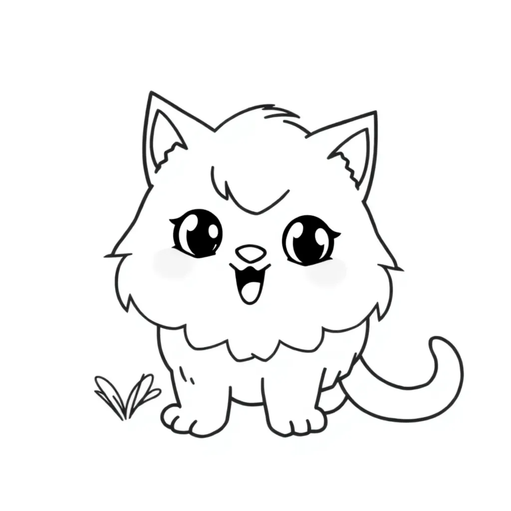 Free Cute Drawing Coloring Page for Kids - Fun & Creative Coloring