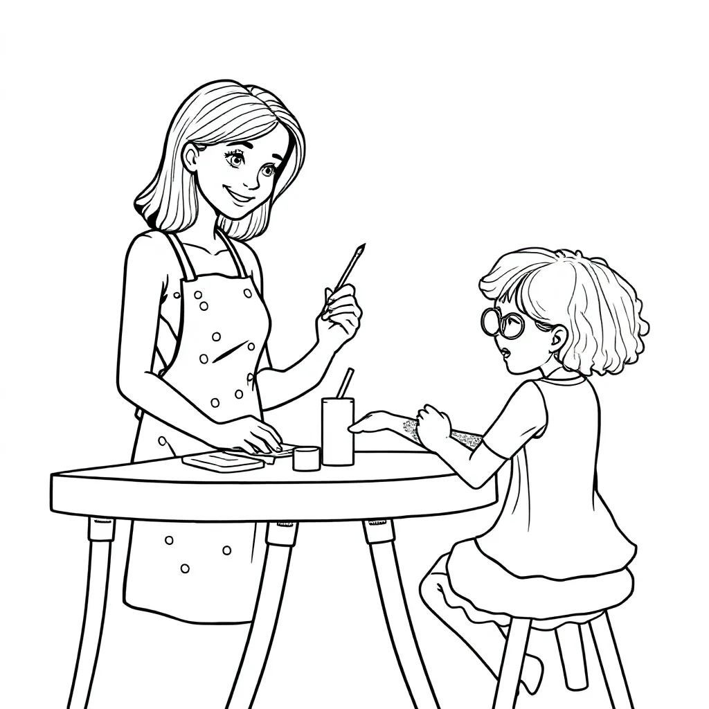 Feuille de coloriage pour enfants