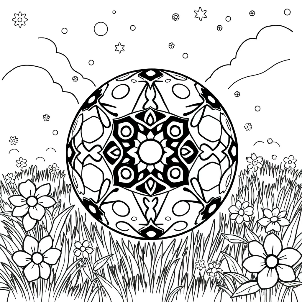 Kostenloser Malvorlage: Süße Weihnachtskugel, Disney Prinzessinnen, Feiertage, S