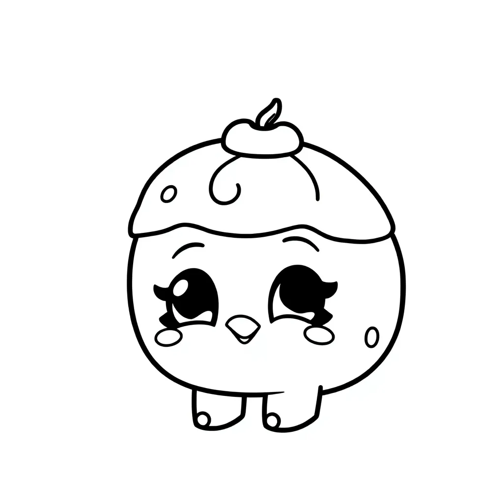 Free Shopkins Coloring Pages - Toys & Characters - Cute Coloring Pages