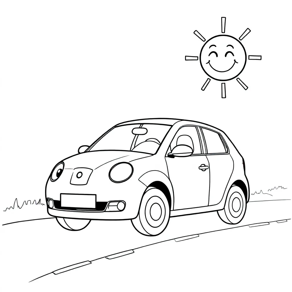 Feuille de coloriage pour enfants