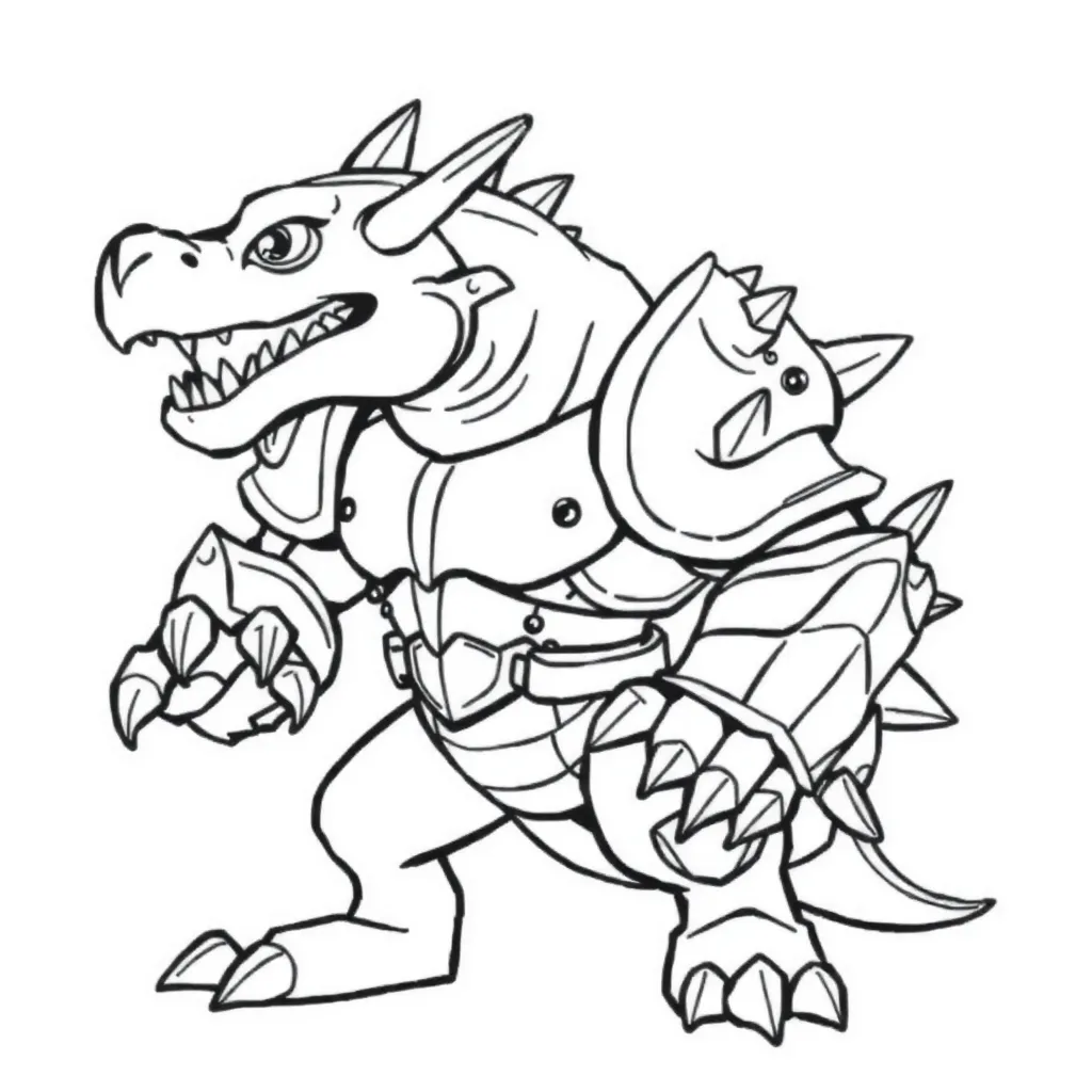 Skylanders Fantasie Pantser Avontuur Creatief coloring page for children