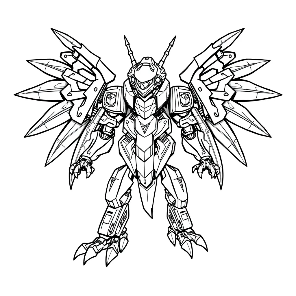 Skylanders Robot Fantasie Mechanisch Avontuur coloring page for children
