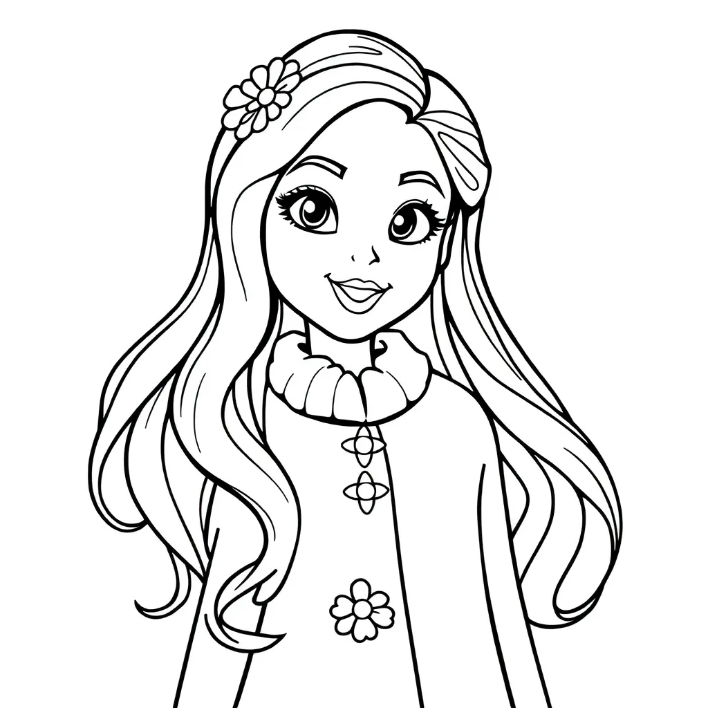 Sofia Prinses Tekenfilm Creatief Kindvriendelijk coloring page for children