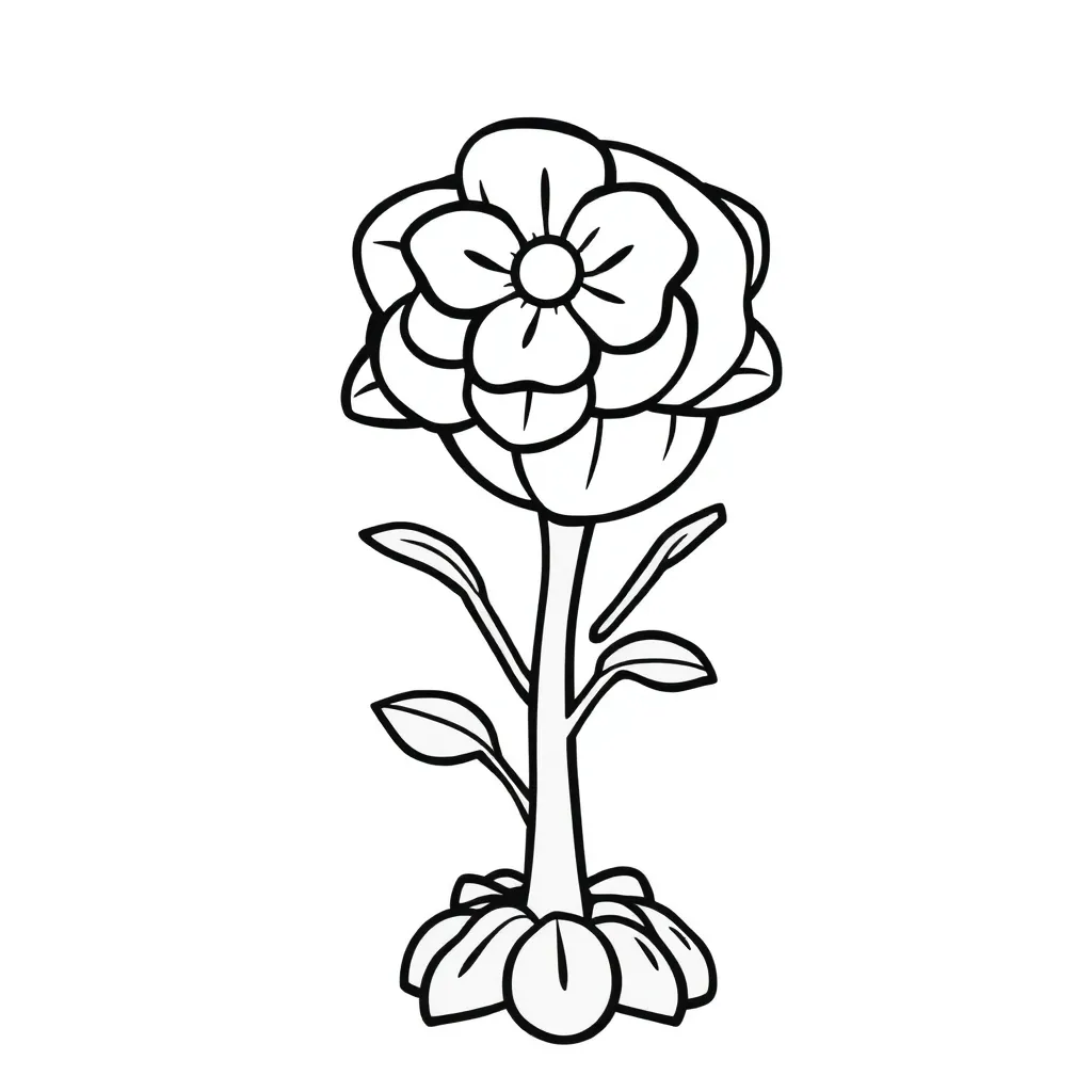 Feuille de coloriage gratuite Arbre de conte Fantasie Nature Créatif Enfants Colorier