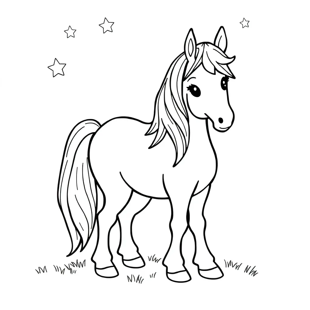 Star Stable Paarden Avontuur Rijden coloring page for children