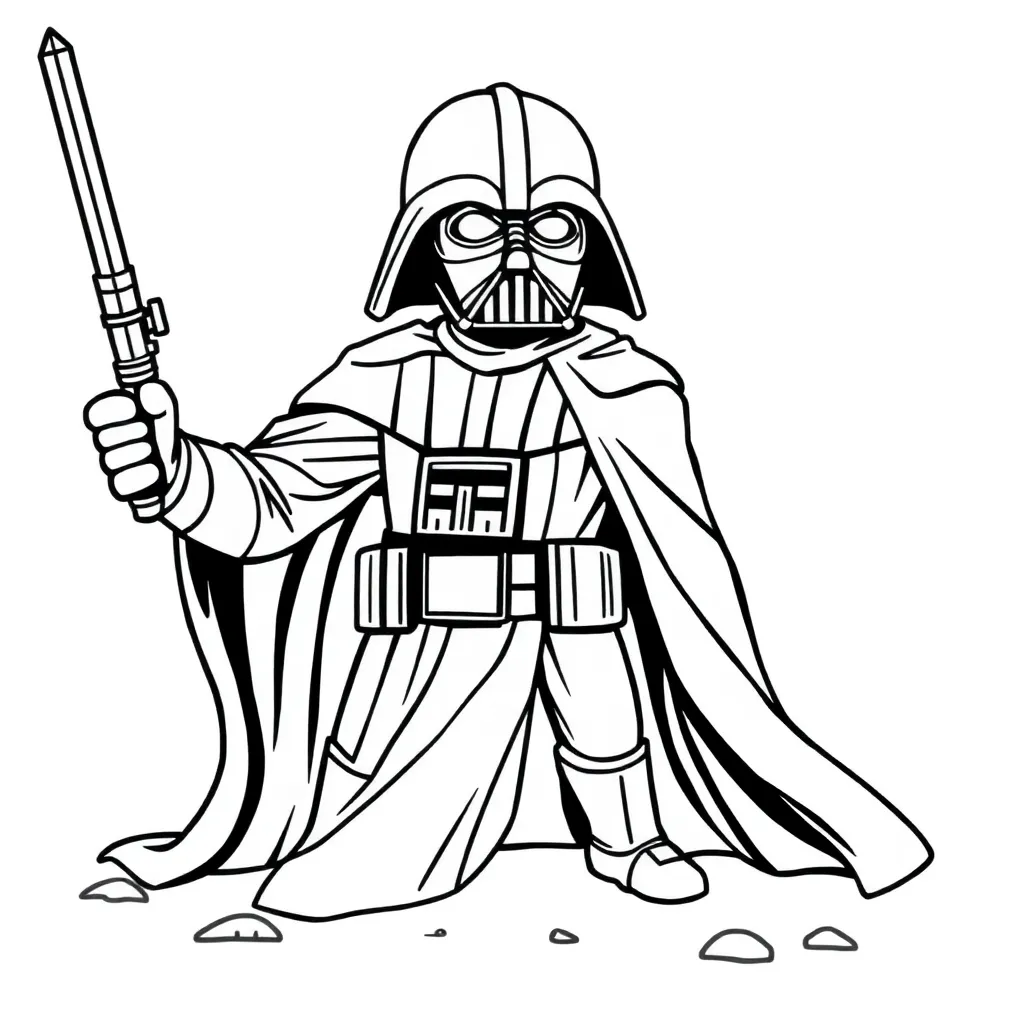 Star Wars Ruimteschepen Jedi Avontuur Sci Fi coloring page for children