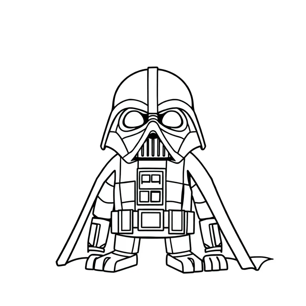 Star Wars Ruimteschip Jedi Avontuur Sci Fi coloring page for children