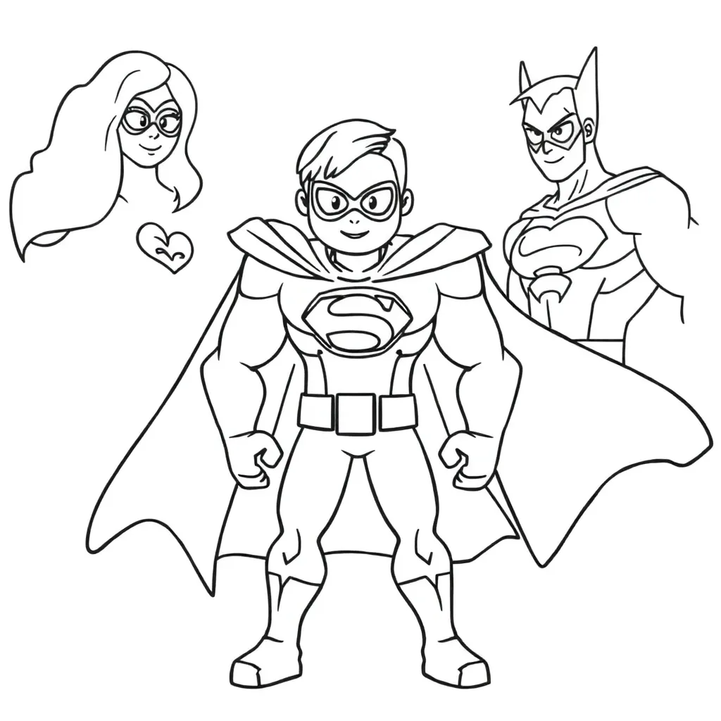 Superhelden Marvel Avengers Actie Creatief coloring page for children