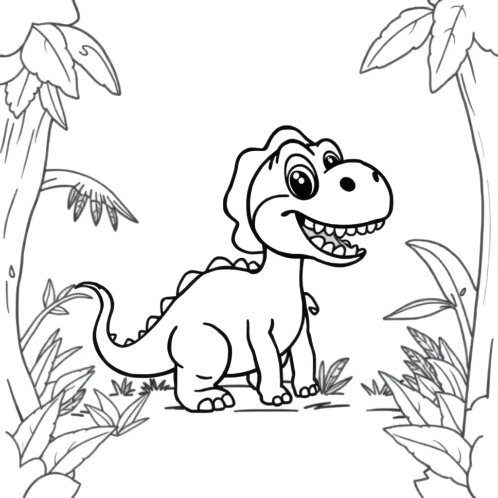 The Good Dinosaur Pixar Avontuur Kinderen Tekenen coloring page for children