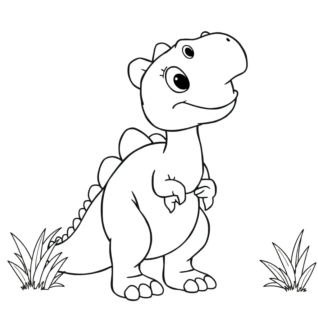 The Good Dinosaur Pixar Avontuur Kindvriendelijk Tekenfilm coloring page for children