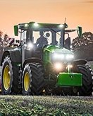 Tractors coloring page for children