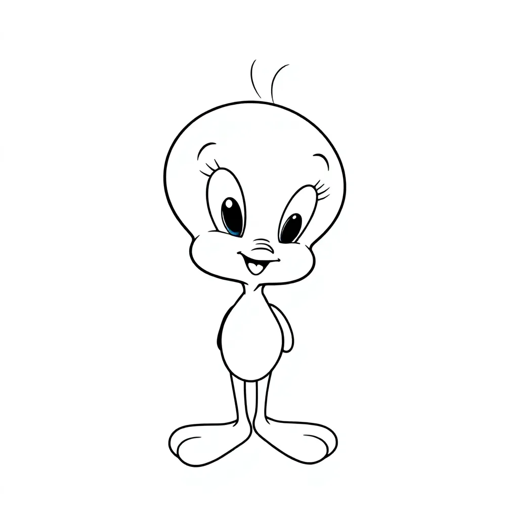 Free Tweety Coloring Page for Kids