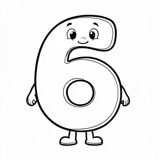 un personaje que represente el número 6
