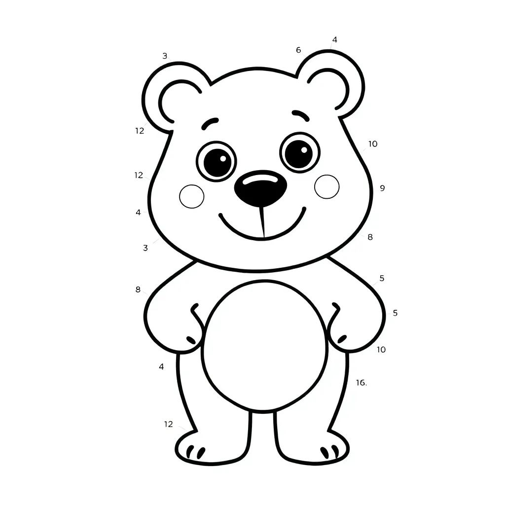 Verbinden, Punkte, Puzzle, lehrreich, kreative Malvorlage für Kinder