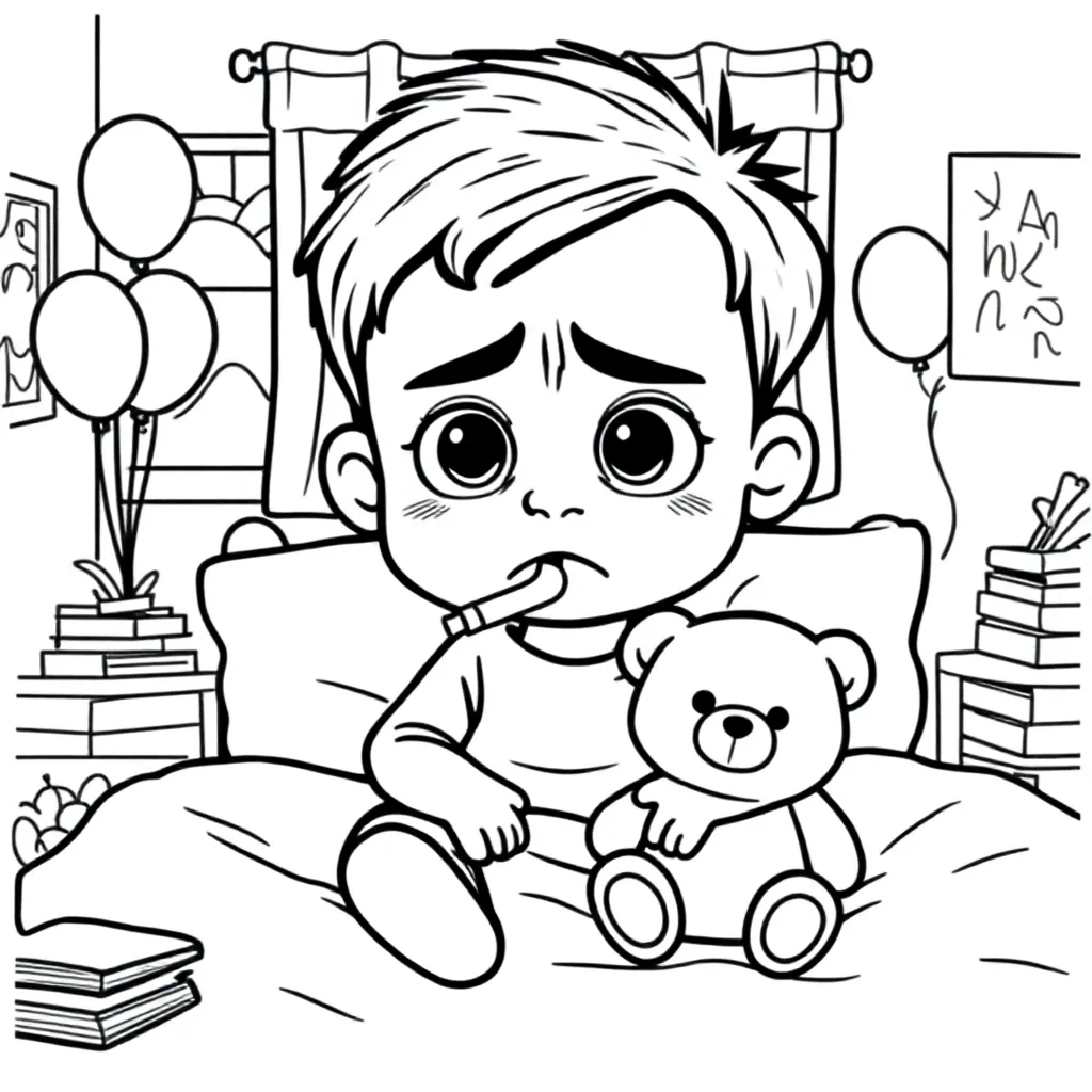 Feuille de coloriage pour enfants