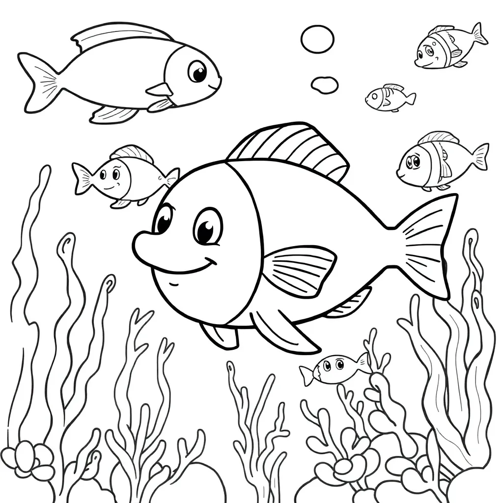Feuille de coloriage pour enfants
