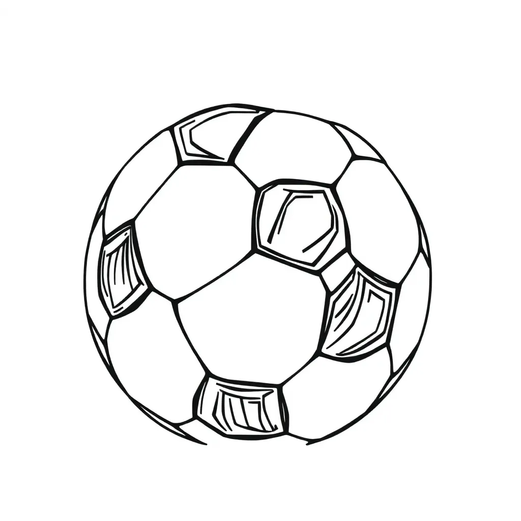 Voetbal Sportief Doelman Actie Teamspel coloring page for children