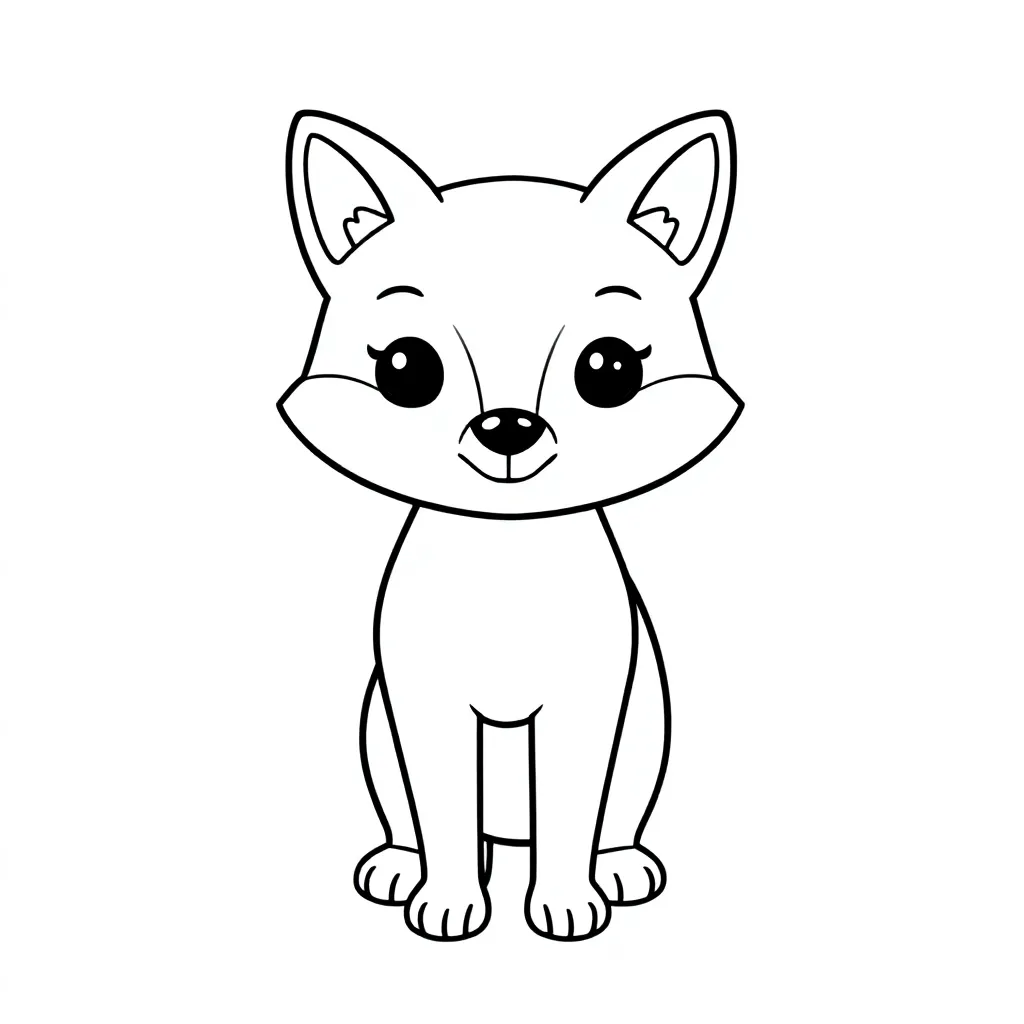 vos coloring page for children