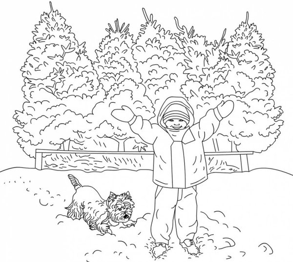 Feuille de coloriage pour enfants