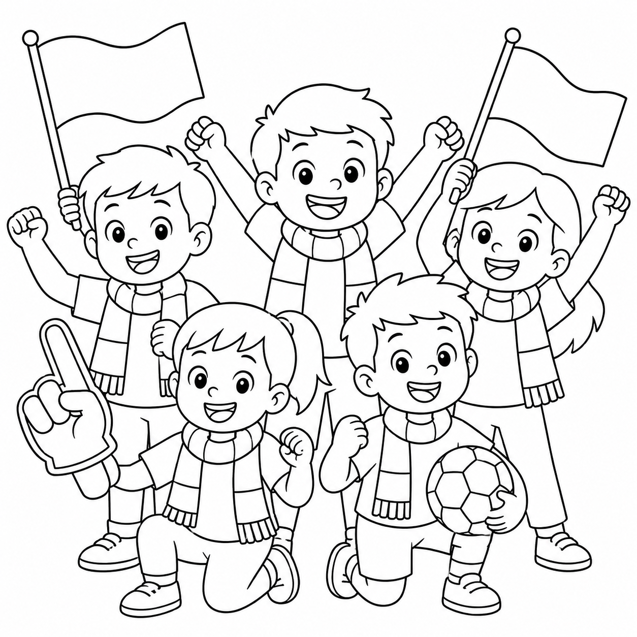 Aficionados de fútbol celebrando el Mundial 2026