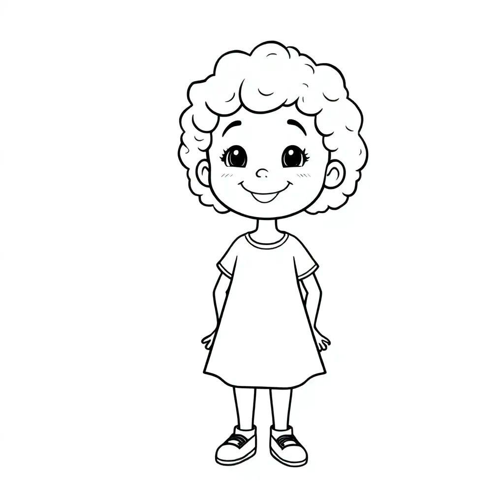 Yara kleurplaat voor kinderen