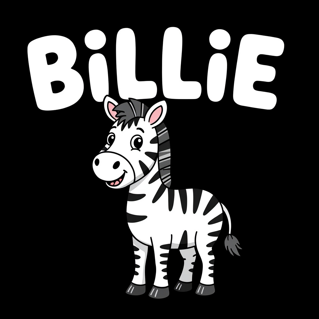 ZEBRA coloring page for children