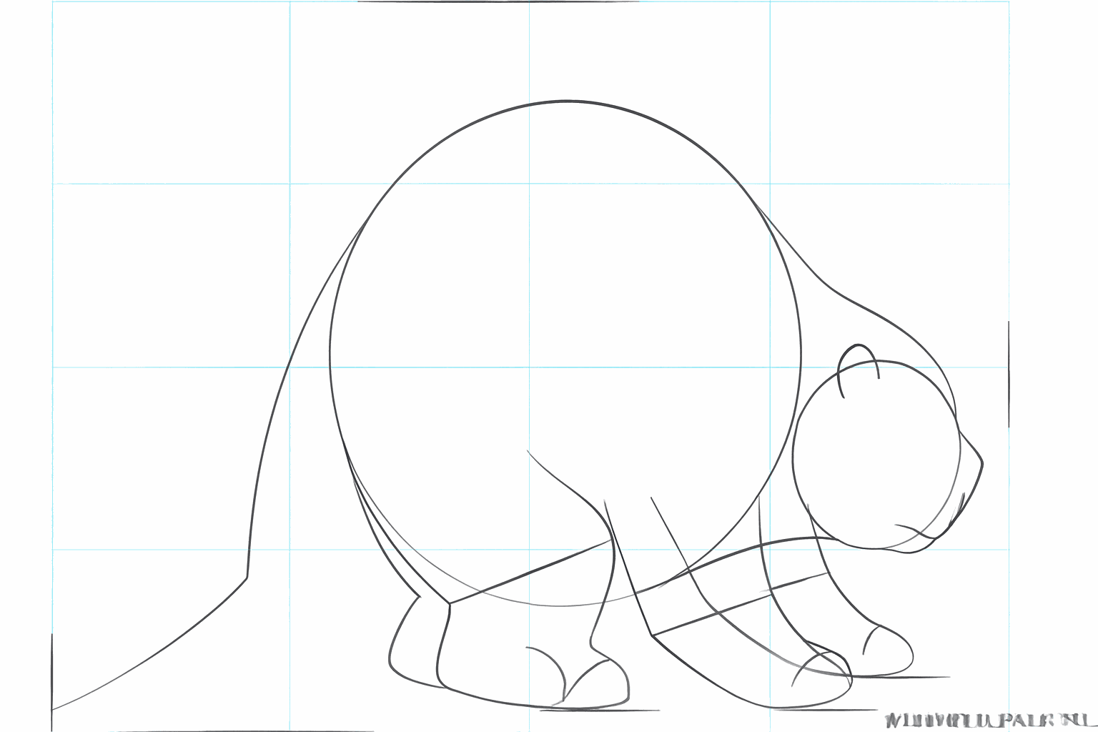 De poten en de snuit krijgen nu hun eerste echte vorm.