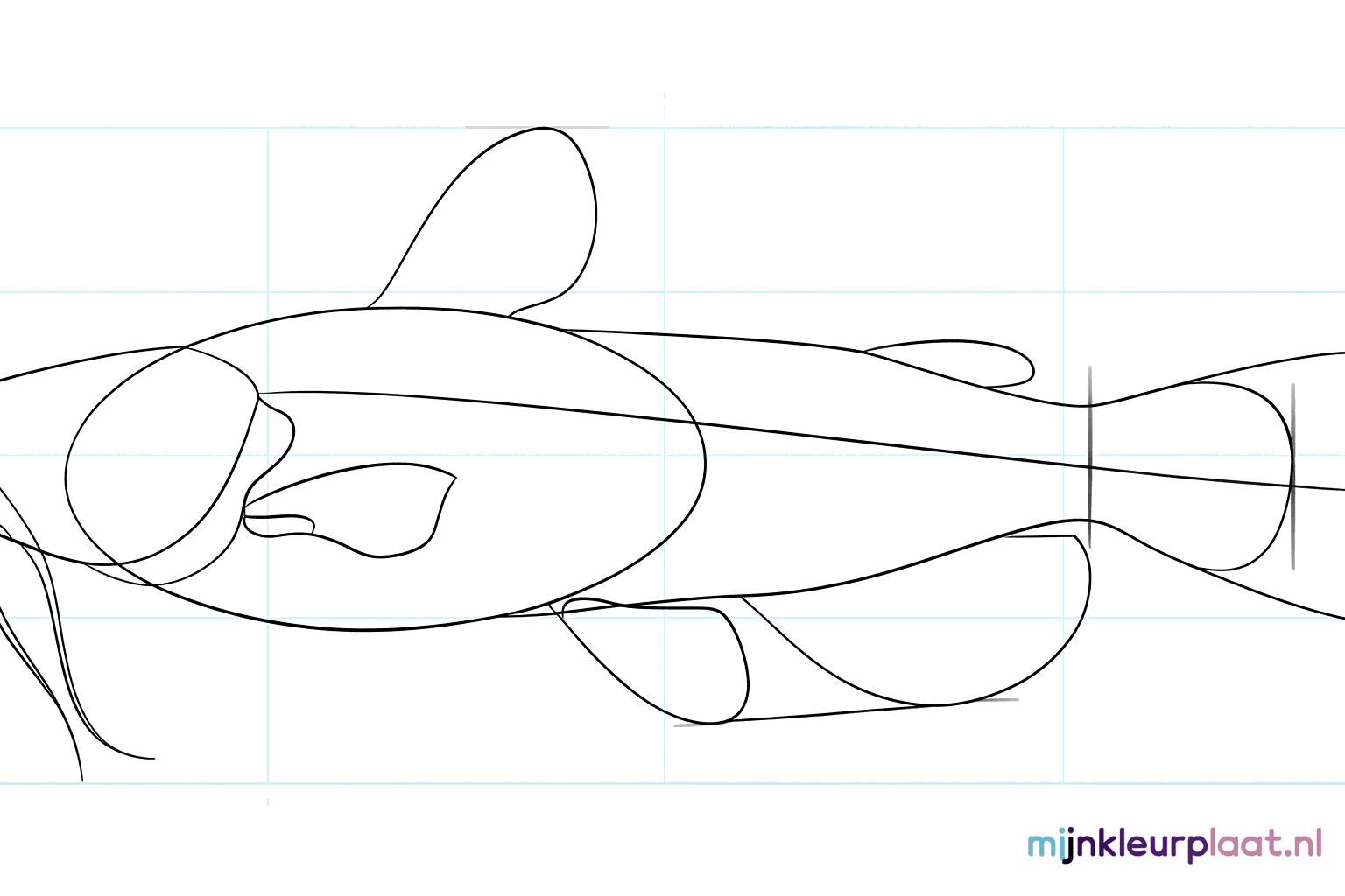 De bek van de meerval met twee lange golvende snorharen.