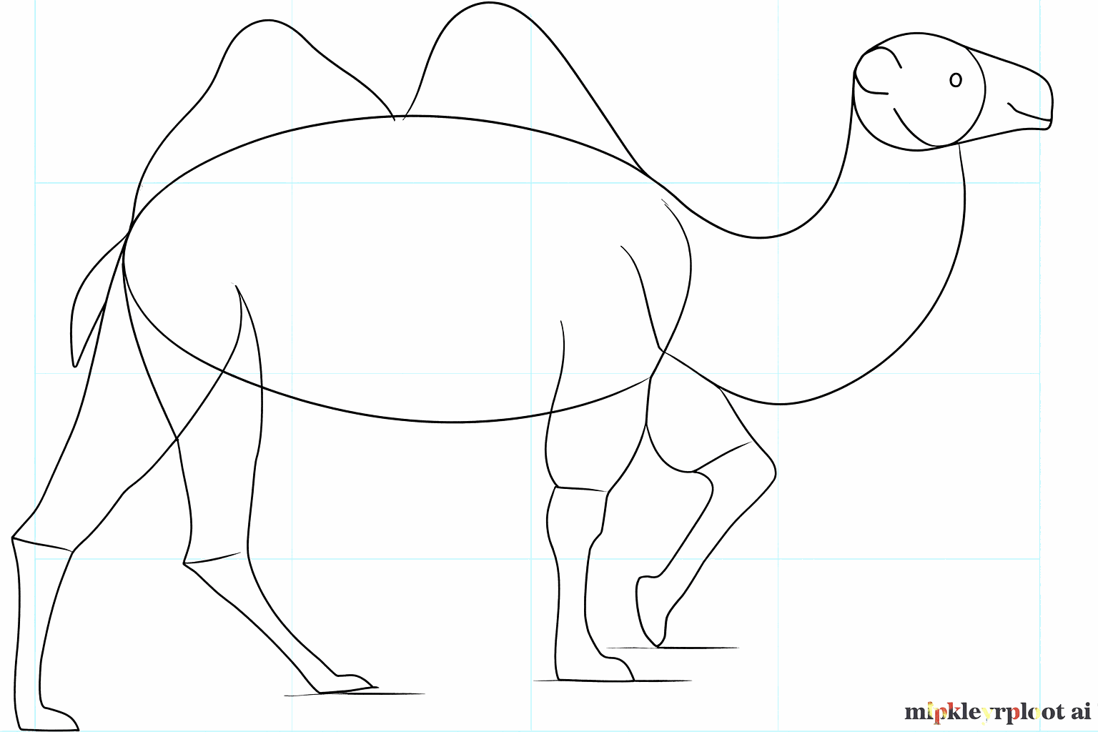 Details zoals oren en hoeven toevoegen aan de tekening.