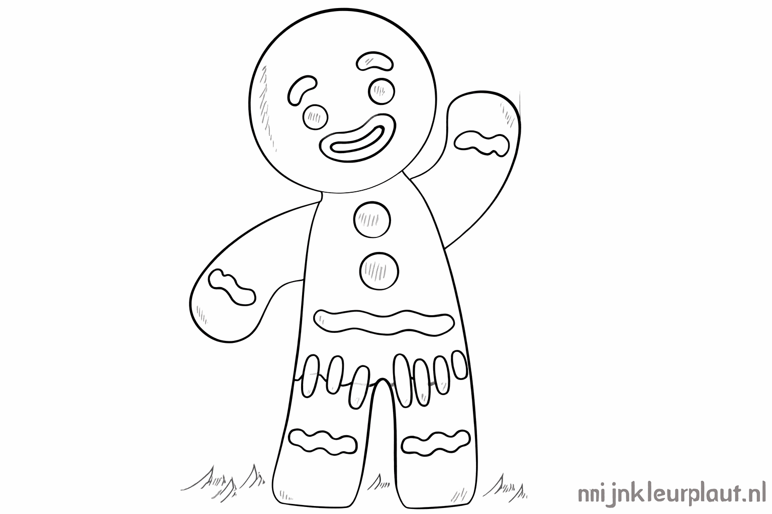 Details van de mond en extra suikerglazuur versieringen.