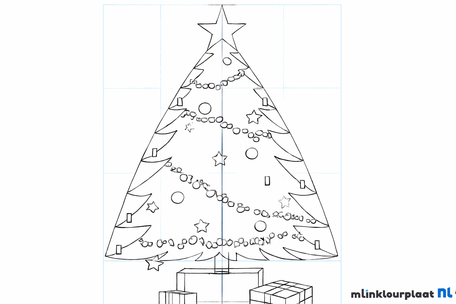 Details toevoegen zoals kerstballen en deksels op de cadeauverpakkingen.