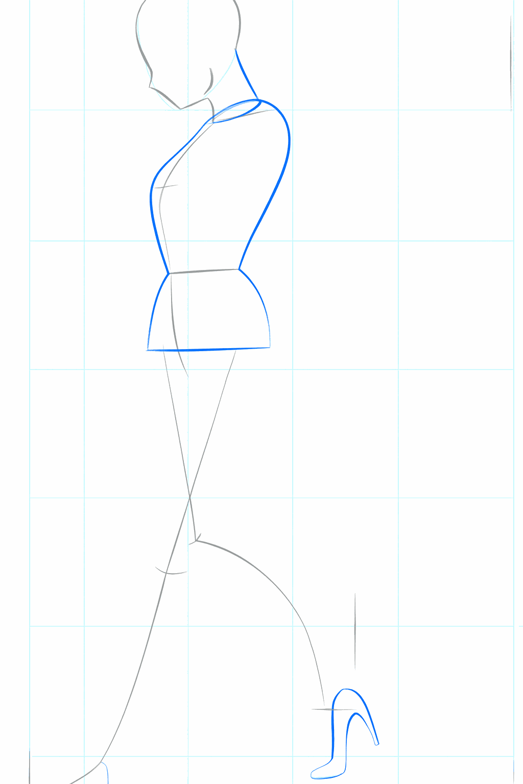 Een cirkel verbonden met een rechthoek door een kleine neklijn.